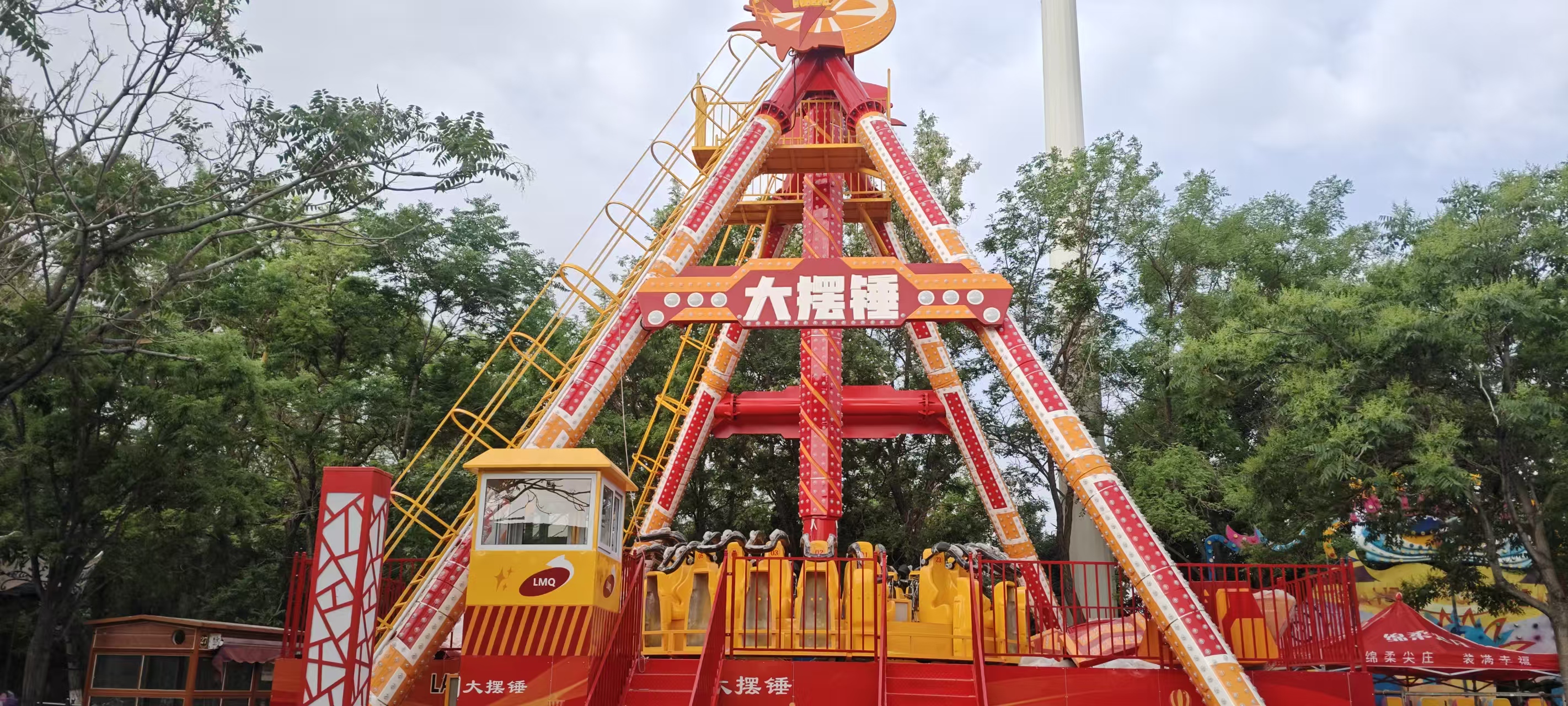 宁夏23座大摆锤安装完成